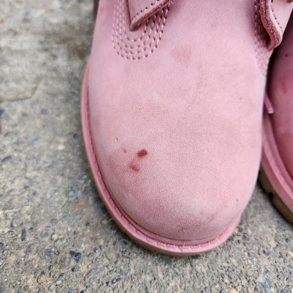 Women's Timberland A12LS Premium 6" Nubuck Boot in Dusty Rose size 5 - Picture 8 of 11